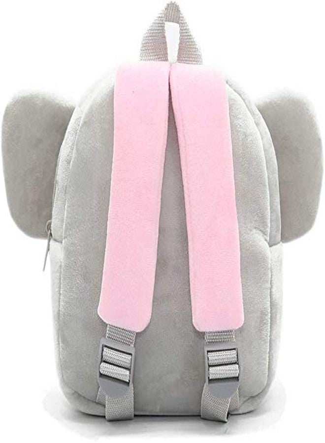 Black Hill Kids Preschool Bag for Boys and Girls, Cute Soft Plush school Animal Cartoon Mini Backpack Little kids bags for 2-5 years Baby/Boys/Girls Nursery, Preschool,Picnic (Baby elephant) - Image 3